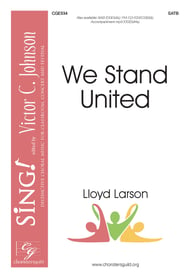 We Stand United SATB choral sheet music cover Thumbnail